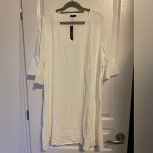 Gracyoga White Embroidered Dress